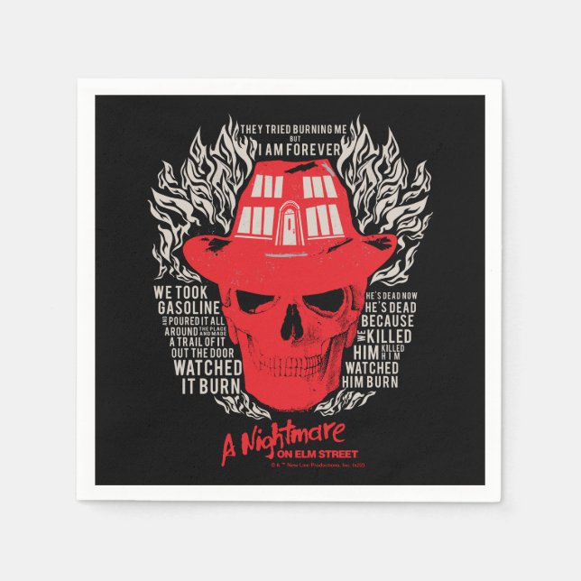 Sie versuchten, mich zu brennen serviette (Vorderseite)