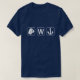 Sie w-Anker T-Shirt (Design vorne)