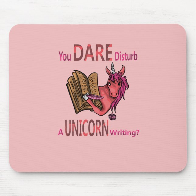 Sie wagen es, ein Einhorn zu verstören? Mousepad (Vorne)
