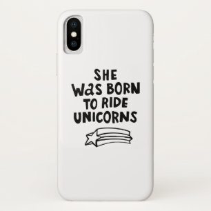 Sie war geboren, Unicorns zu reiten Case-Mate iPhone Hülle