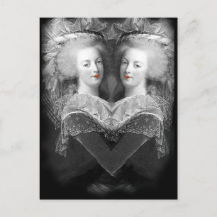 Sie war ihre einzige bequeme Postkarte. Postkarte