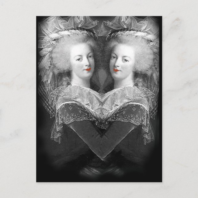 Sie war ihre einzige bequeme Postkarte. Postkarte (Vorderseite)