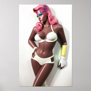 Sie war plastisch wie meine Gefühle Ken Gage Art Poster