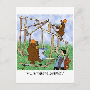 Sie waren niedrige Bieter Postkarte