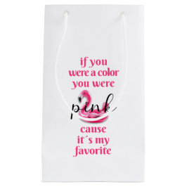 Sie waren rosa - Geschenktasche Kleine Geschenktüte