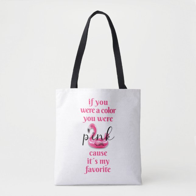 Sie waren rosa - Tasche (Vorderseite)