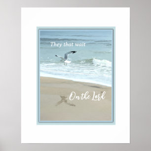 Sie warten auf den Herrn Poster