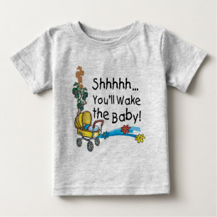 Sie Weckte das Baby Baby T-shirt