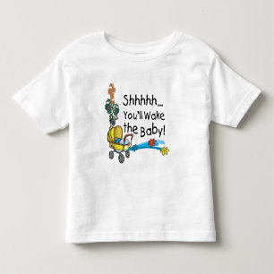 Sie Weckte das Baby Kleinkind T-shirt
