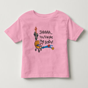 Sie Weckte das Baby Kleinkind T-shirt