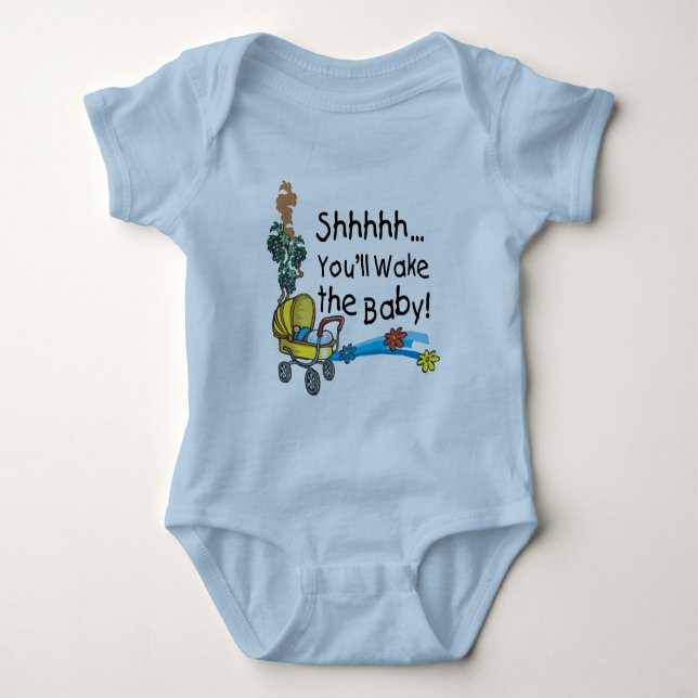 Sie Weckte das Baby Strampler (Vorderseite)