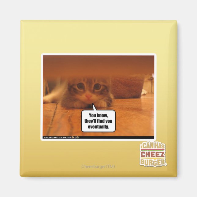 Sie werden dich finden magnet (Vorne)