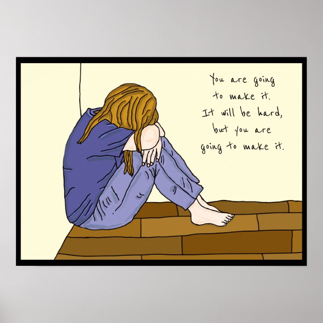 Sie werden es inspirierendes Poster machen (Vorne)