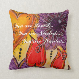 Sie werden geliebt, benötigte u. gewollte Kissen