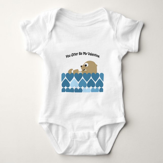 Sie werden nicht mein Valentinin sein Baby Strampler (Vorderseite)