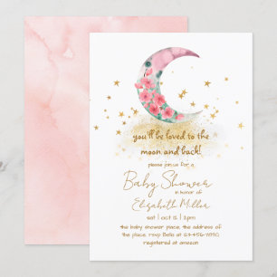 Sie werden sich auf die Mond- und Rückendusche fre Einladung