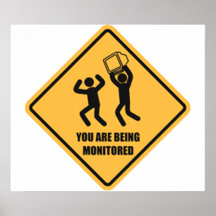 Sie werden überwacht poster