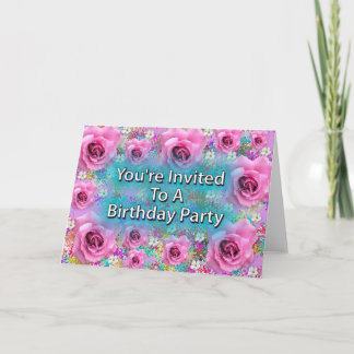Sie werden zu einem Geburtstags-Party eingeladen Einladung