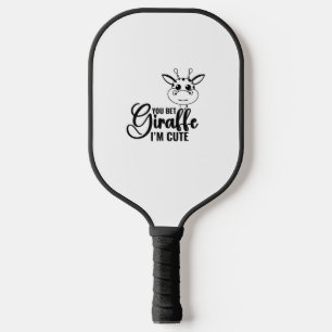 Sie wetten Giraffe Ich bin Niedlich, Funny Baby, B Pickleball Schläger
