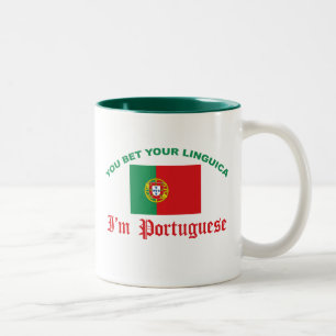 Sie wetteten Ihr Linguica Zweifarbige Tasse