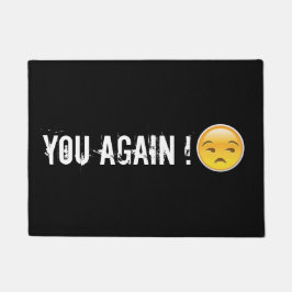 Sie wieder lustige Fußmatte