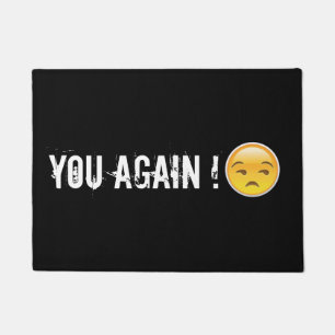 Sie wieder lustige Fußmatte