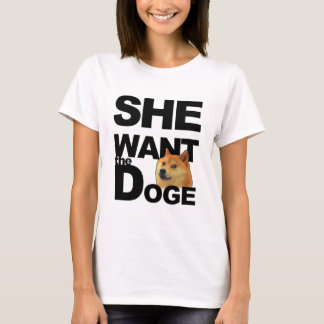 Sie will den Doge T-Shirt