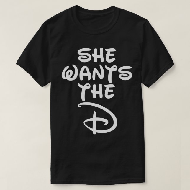 Sie Will den klassischen T - Shirt D (Design vorne)