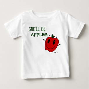 SIE WIRD APPLES Säugling T - Shirt SEIN