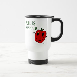 SIE WIRD APPLES TRAvel Mug SEIN Reisebecher