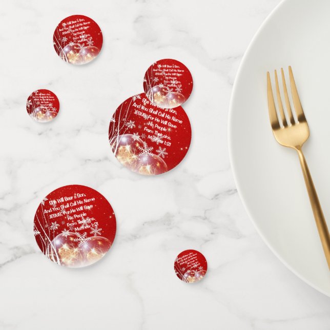 Sie wird ein Sohn Party Confetti Weihnachten trage Konfetti (Gruppe)