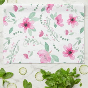 Sie wird mit Stärke und Würde gekleidet Geschirrtuch