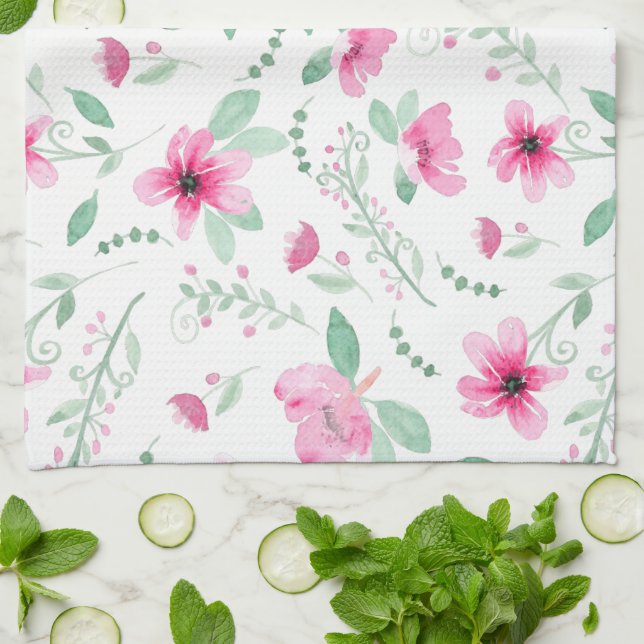 Sie wird mit Stärke und Würde gekleidet Geschirrtuch (Gefaltet)