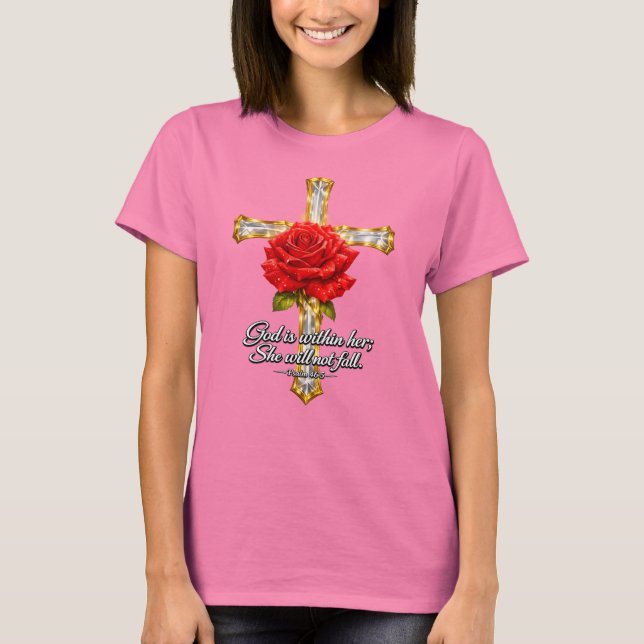 "Sie wird nicht fallen" - Unisex T-Shirt (Vorderseite)
