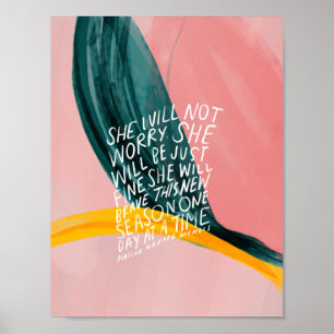 Sie wird sich keine Sorgen machen, es wird ihr gut Poster