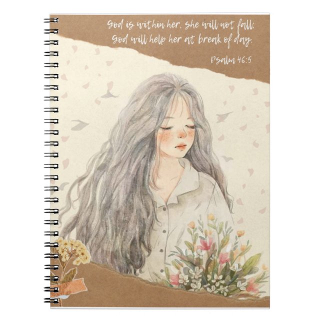 Sie wird sich nicht Vintagen Threading-Notebook Notizblock (Vorderseite)