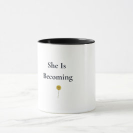 Sie wird zur floralen Kaffeetasse