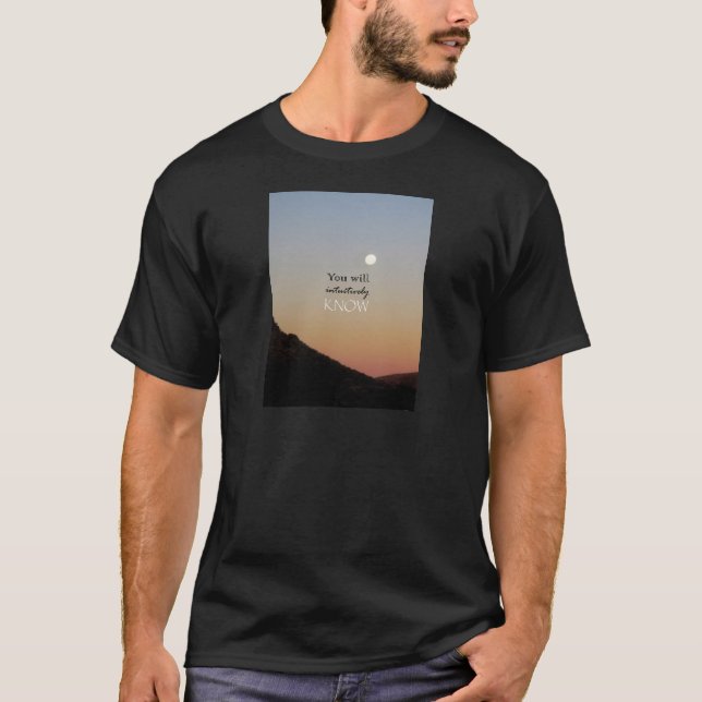 Sie wissen intuitiv T-Shirt (Vorderseite)