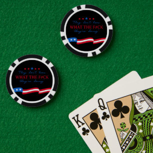 Sie wissen nicht, was sie tun Lustige Zitat Pokerchips