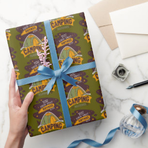 Sie wissen, was Rhymnen mit Camping Alkohol Geschenkpapier