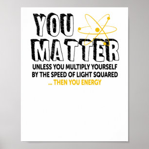 Sie - Wissenschaftsticker Poster