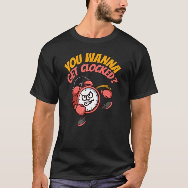 Sie wollen Clock Boxing Karate bekommen T-Shirt (Vorderseite)