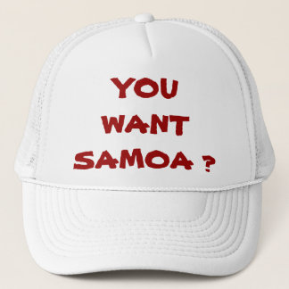 SIE WOLLEN SAMOA-INSELN? TRUCKERKAPPE