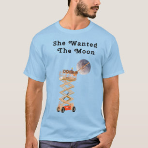 Sie wollte das Mond Männer Basic T-Shirt