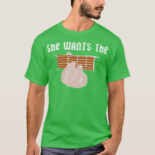 Sie Wollte er D Chord Joke Eklig Funny Gitarrist T-Shirt