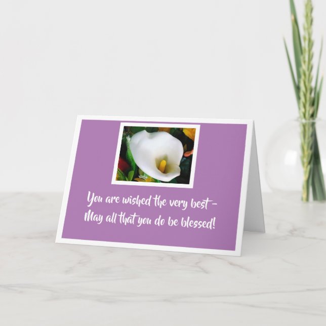 Sie wünschen die beste Karte (Vorderseite)