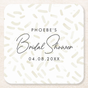 Sie wurde abgeschöpft Vanilla Duschmatte Rechteckiger Pappuntersetzer