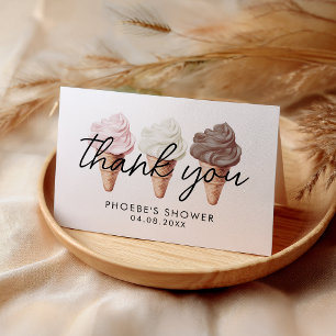 Sie wurde aufgegabelt Brautparty Gefaltet Dankeskarte