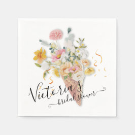 Sie wurde Bouquet-Brautparty entführt Serviette