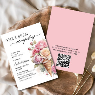 Sie wurde mit Eiscreme-Brautparty vergossen Einladung